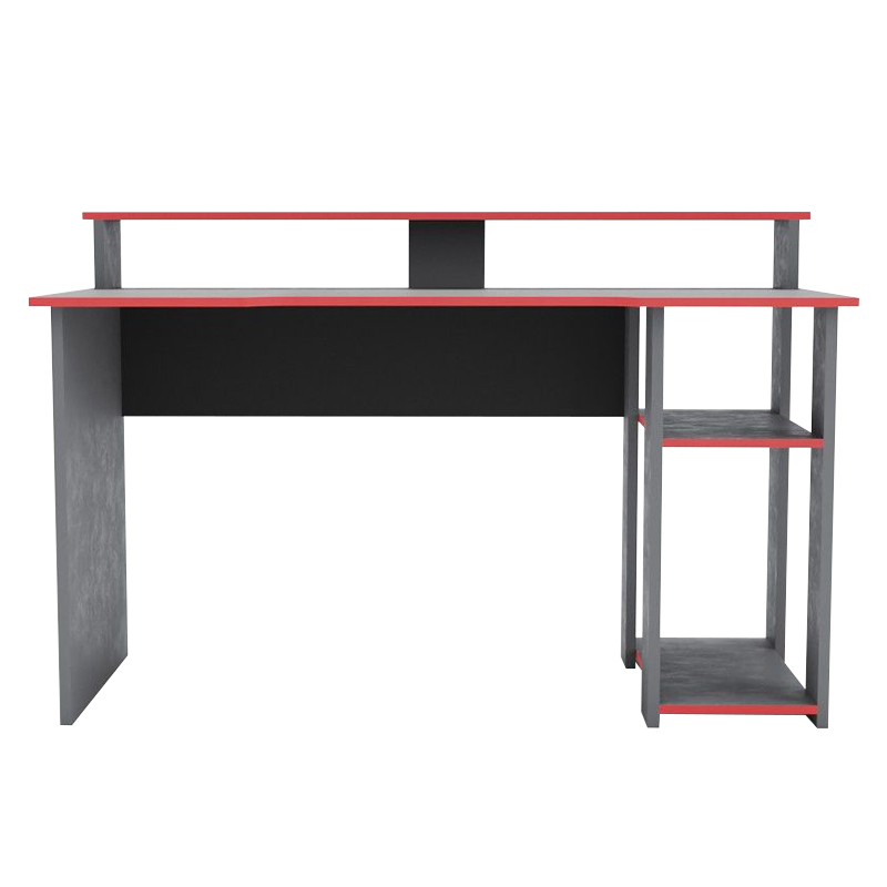 Secretária Gamer Vermelho Antracite