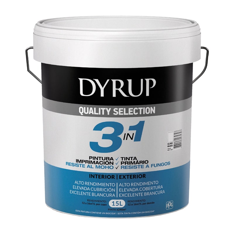 DYRUP - Tinta 3em1 Marfim 15L