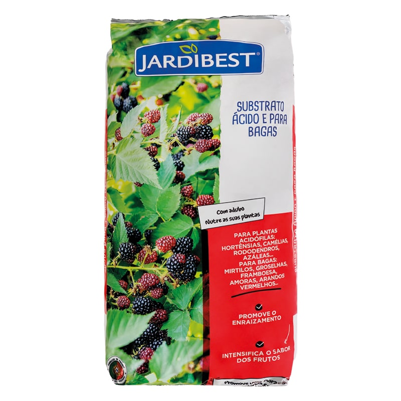 JARDIBEST - SUBSTRATO ÁCIDO/FRUTOS VERMELHOS 50L