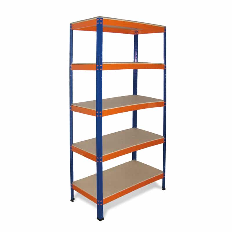 Estante Madeira/Metal 5 Prateleiras