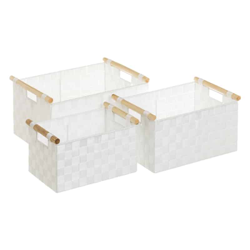 CESTO BRANCO 35X25X20 CM