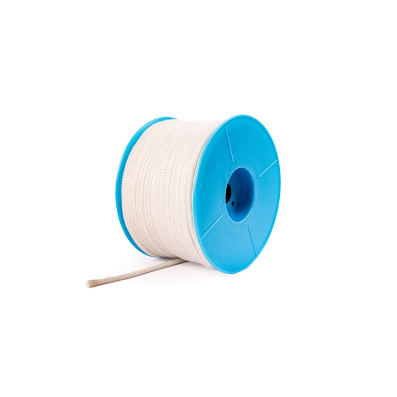 TRIA - Cordão Fibra Vidro Branco D10mm 100M