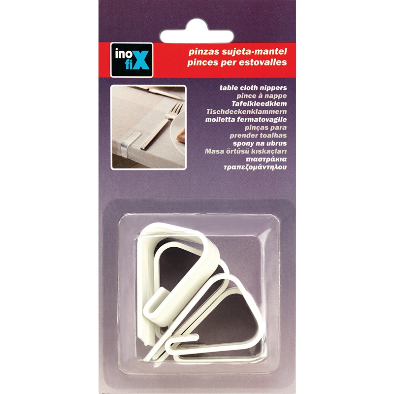 Inofix - Pinças Toalhas Branco 4UN