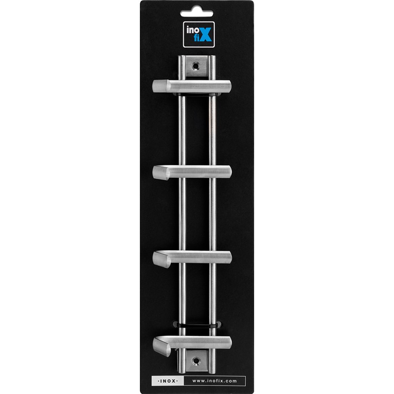 Inofix - Cabide 4 Ganchos Aço Inox 1UN