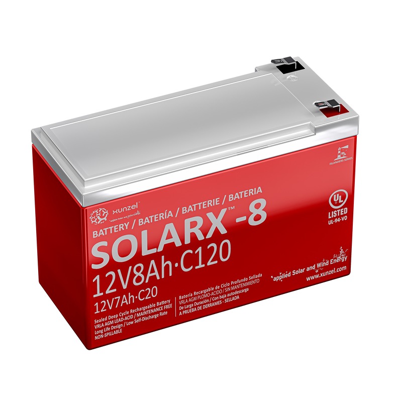XUNZEL - Bateria Solar Solarx 8Ah 12V