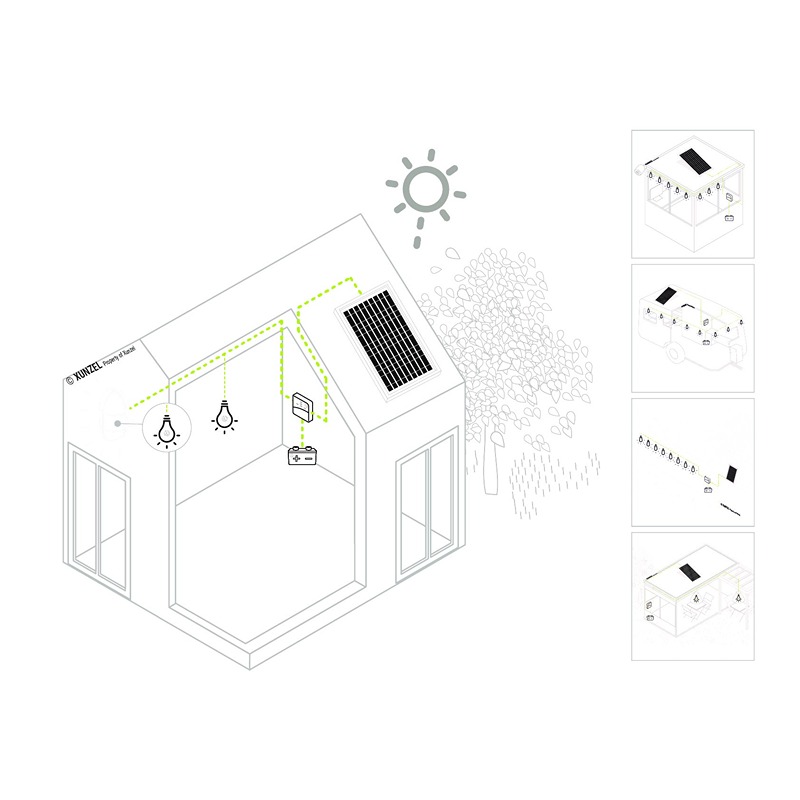 XUNZEL - KIT SOLAR LIFE I-30