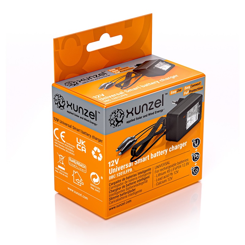 XUNZEL - Carregador Bateria Universal 12V 18W