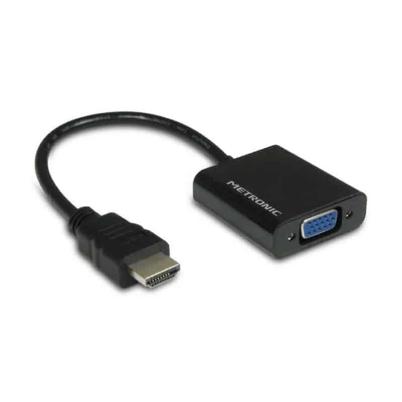 METRONIC - Conversor Hdmi/VGA + Jack 3.5