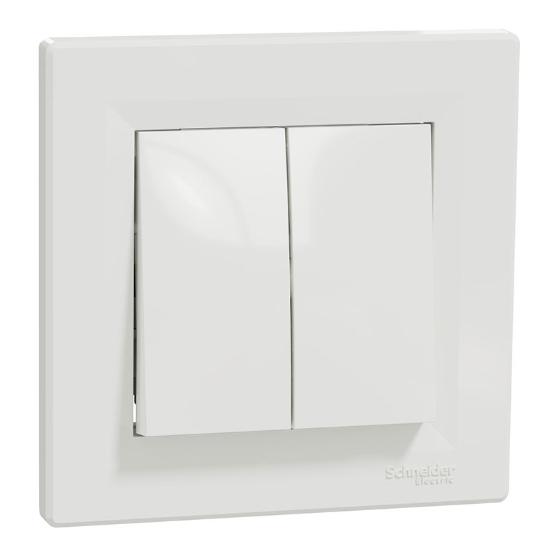 SCHNEIDER - Comutador de Lustre  Branco