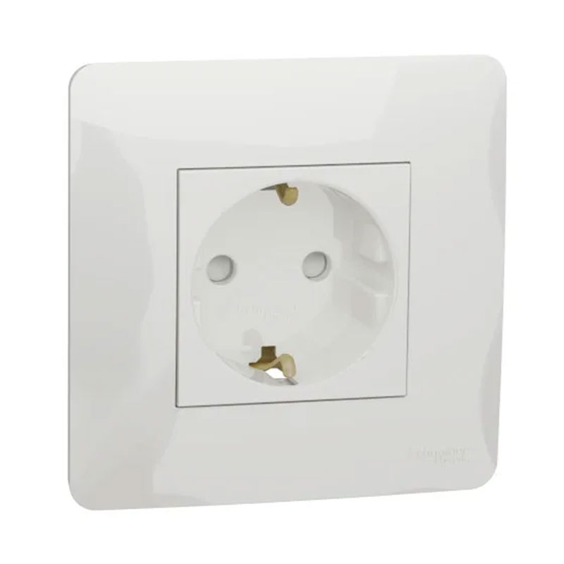 SCHNEIDER - Pack 5 Tomadas 2P+T 16A Branco