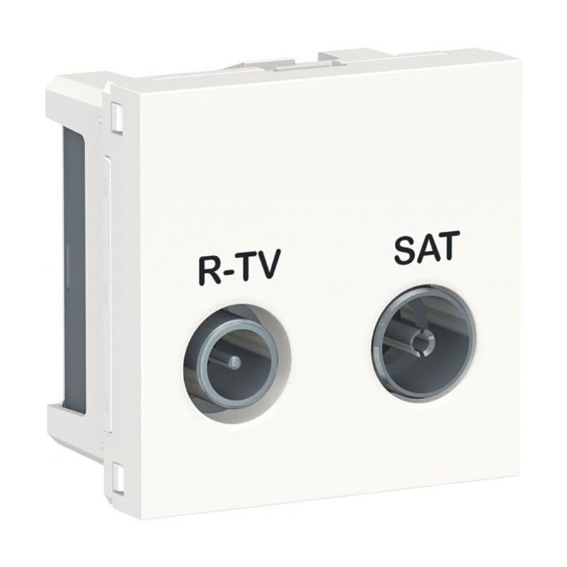 SCHNEIDER - Tomada TV/R Intermédia Branco