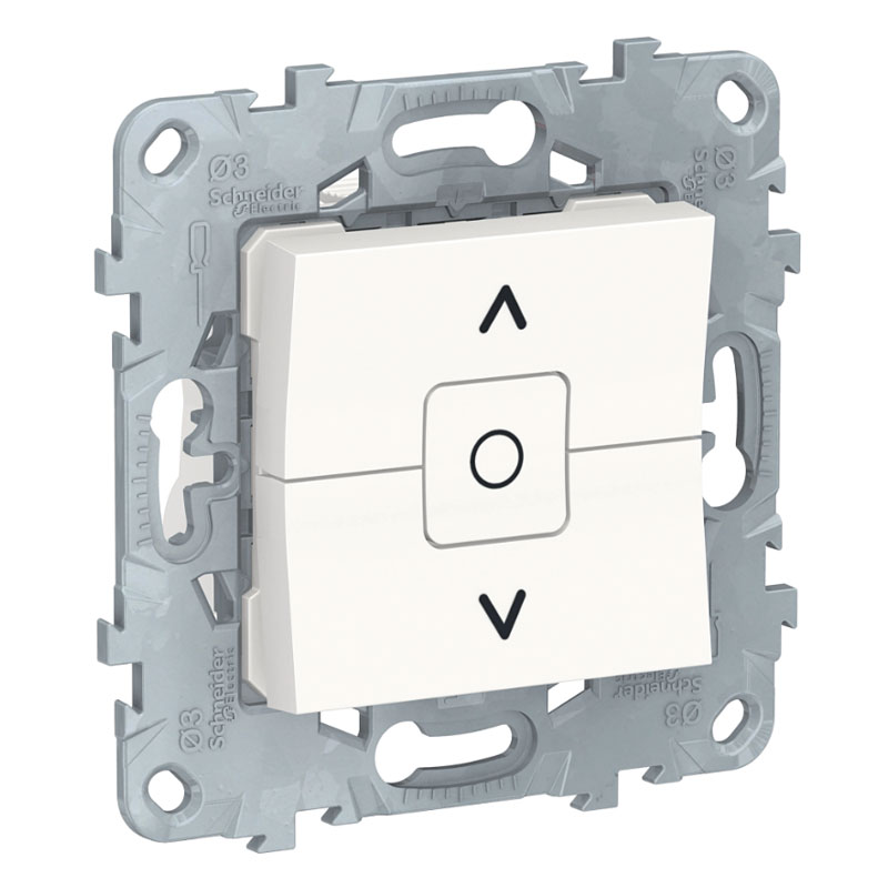 SCHNEIDER - Interruptor de Estores 6A Branco