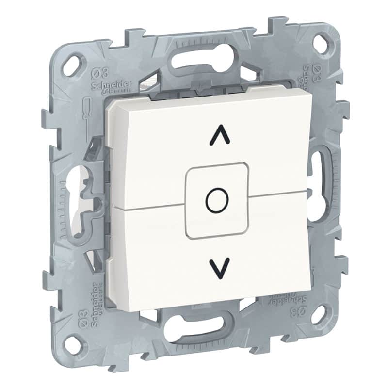 SCHNEIDER - Interruptor de Estores 6A Branco