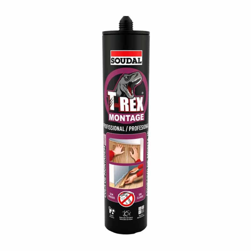 SOUDAL - Cola de Montagem T-REX PROFISSIONAL 405G