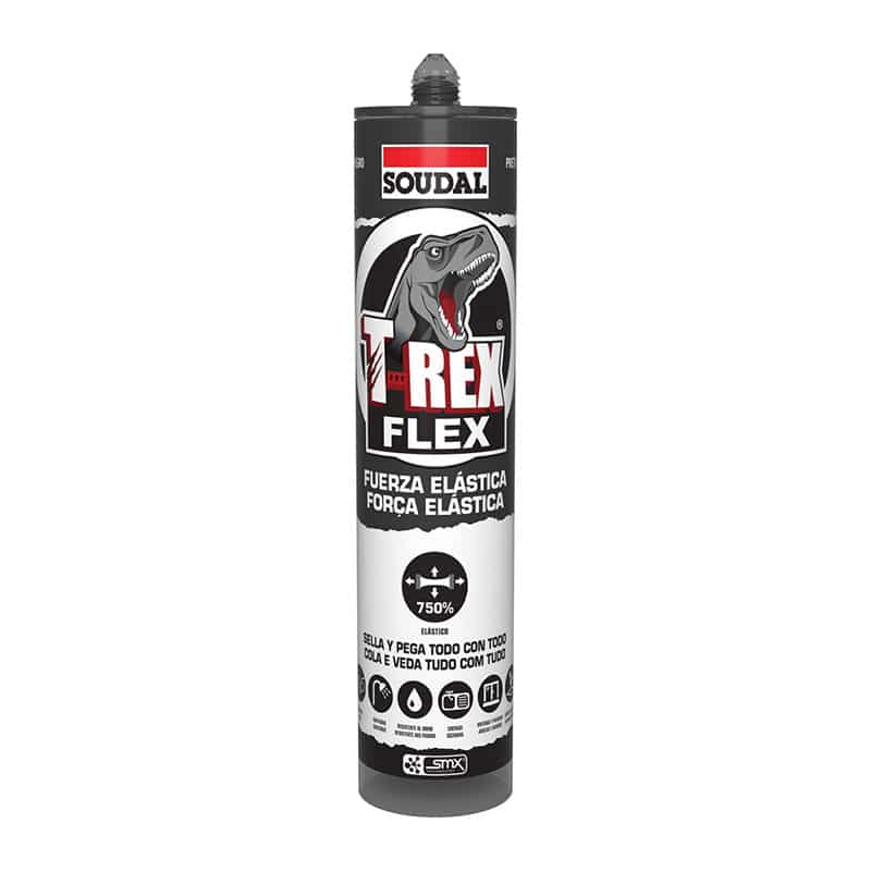 SOUDAL - T-Rex Flex Preto 290Ml