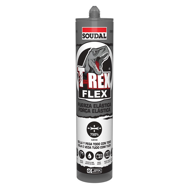 SOUDAL - T-Rex Flex Cinza 290Ml