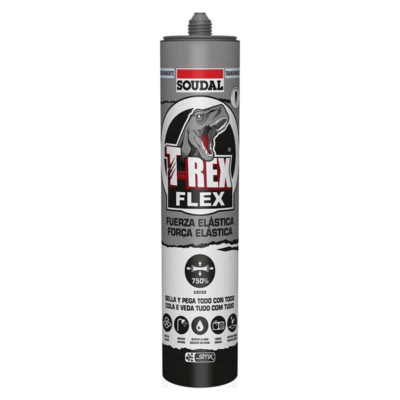 SOUDAL - T-Rex Flex Transparente 290Ml