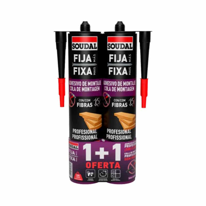 SOUDAL - Pack Cola de Montagem 390G