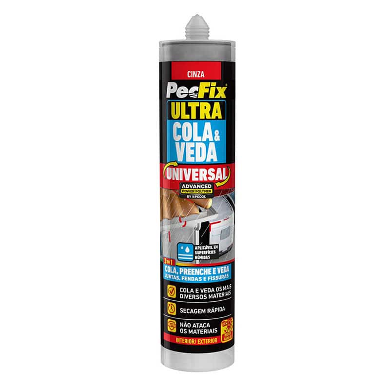 PECOL - Ultra Cola e Veda Universal Cinza Claro 280Ml