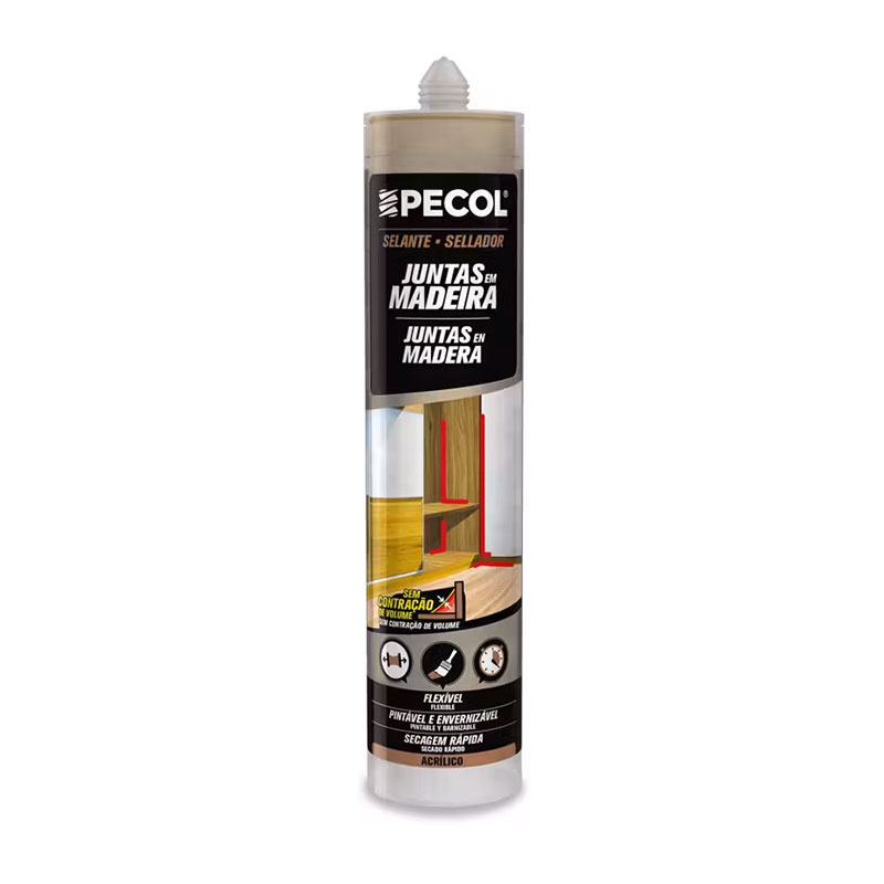 PECOL - Selante Juntas Madeira Faia 125Ml