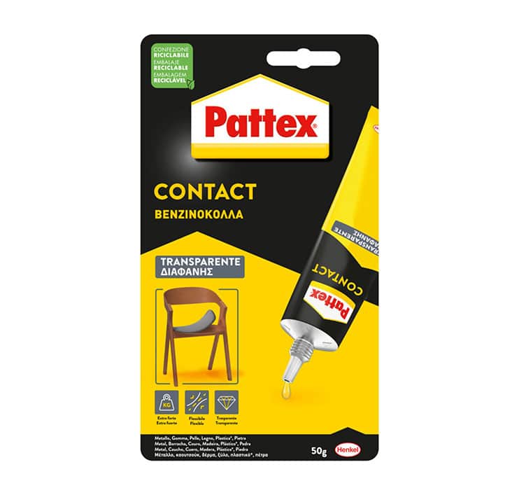 PATTEX - Cola Transparente Blister 50Gr
