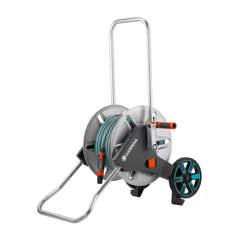 GARDENA - Carro Enrolador Metal com Mangueira 25M
