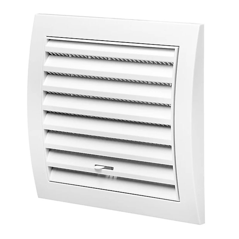SANITOP - Grelha Design com regulador Branca 150X150