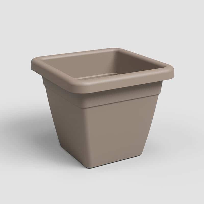 ARTEVASI - Vaso Venezia Quadrado 30CM Tortora