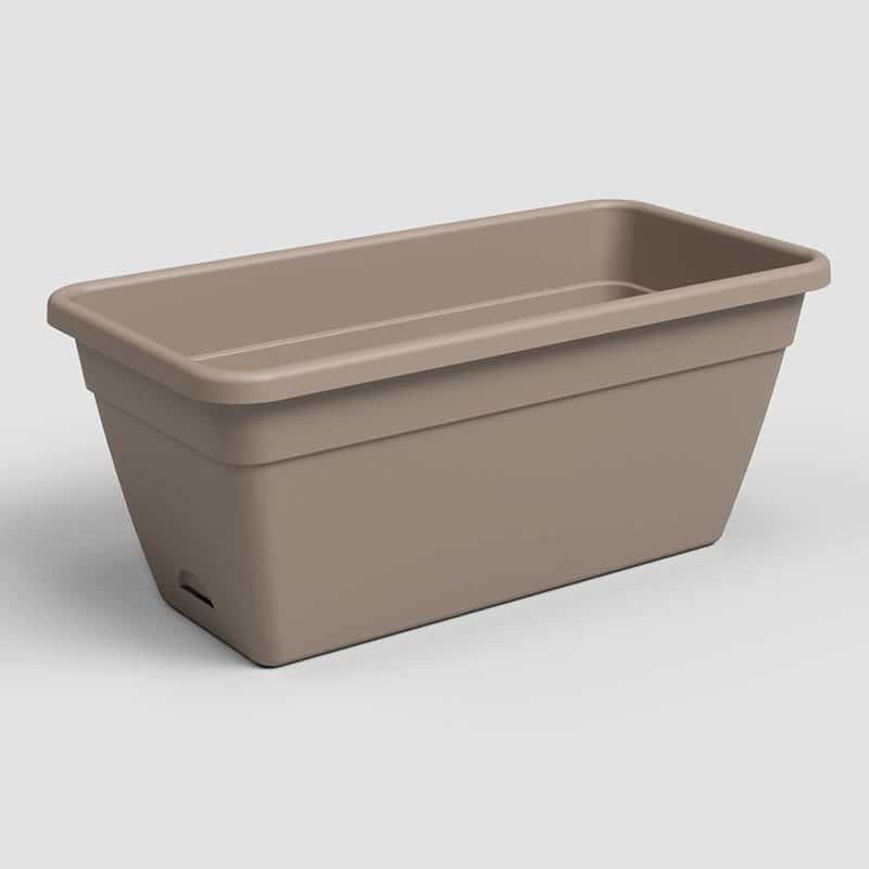 ARTEVASI - Floreira Venezia C/ Reserva Água 60CM Tortora