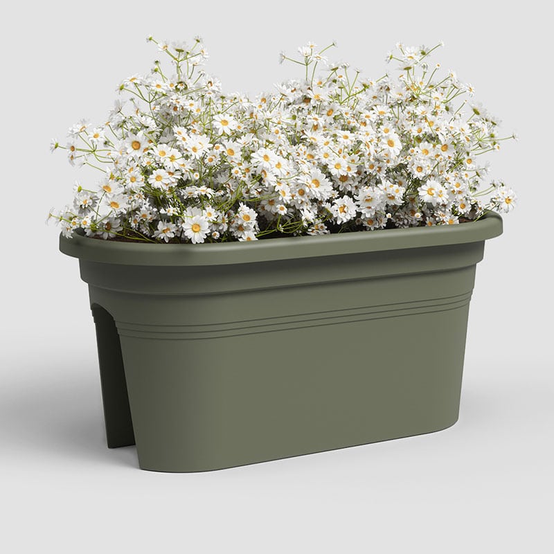 ARTEVASI - Floreira Venezia Varanda 60CM Verde Seco