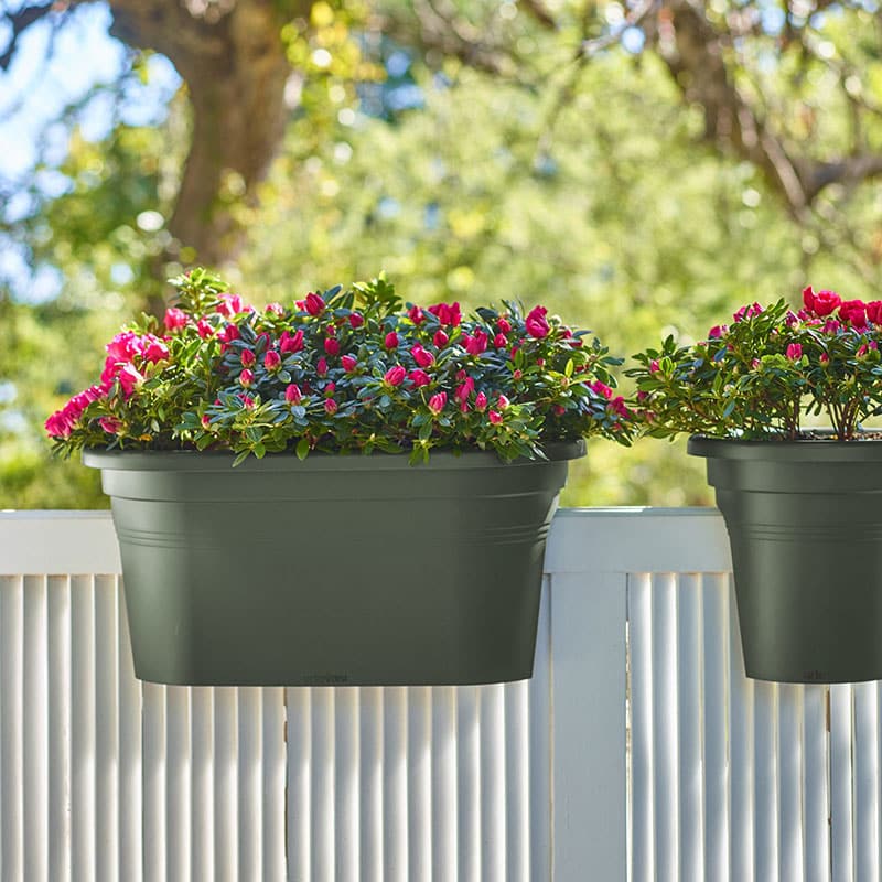ARTEVASI - Floreira Venezia Varanda 60CM Verde Seco