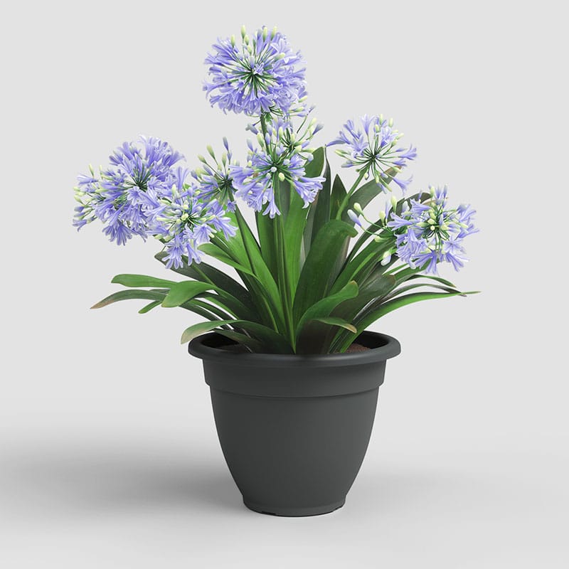 ARTEVASI - Vaso Venezia Campana 35CM Antracite