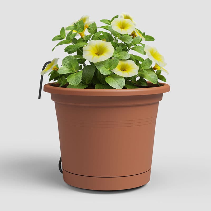 ARTEVASI - Kit Varanda Vaso Venezia C/ RA 20CM Terracota