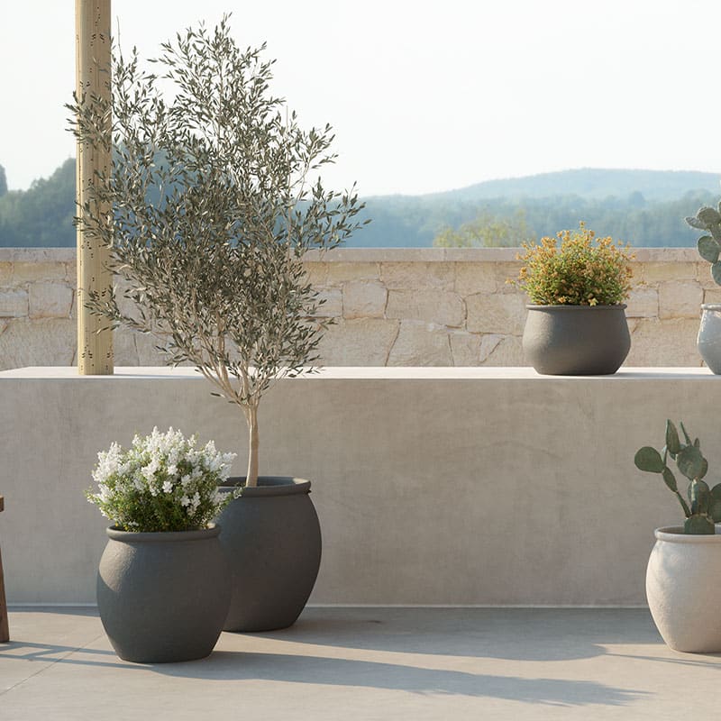 ARTEVASI - Vaso Artemis 29CM Antracite