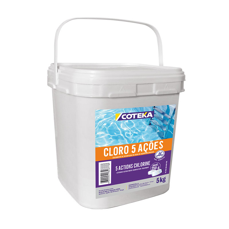 COTEKA - Cloro 5 Ações 5Kg