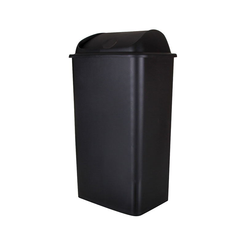 FAPLANA - Balde com Tampa Basculante Preto 42L