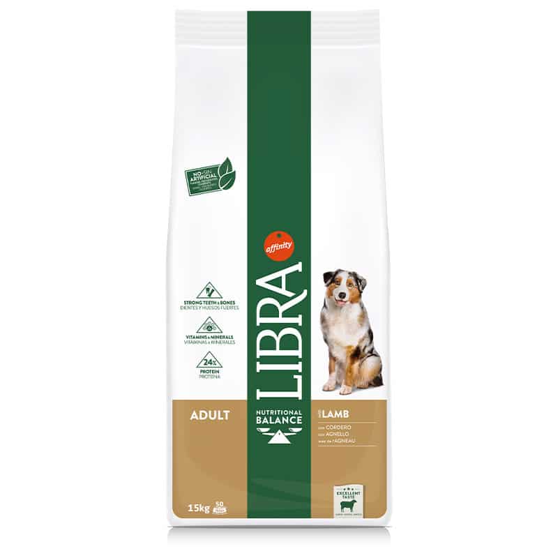 LIBRA - Alimento Cão Adulto 15kg Cordeiro