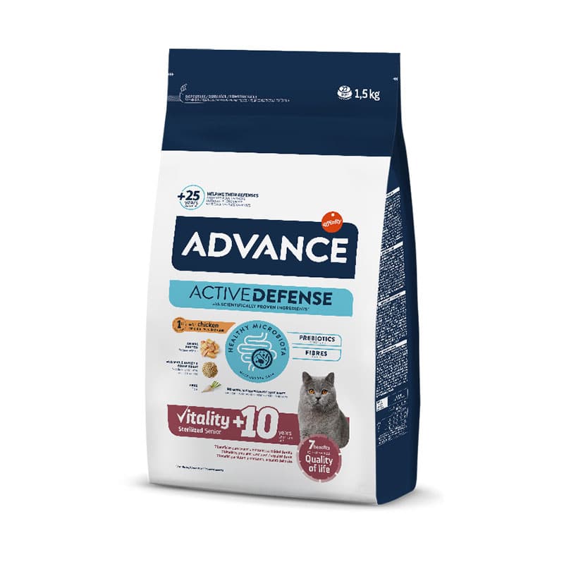 ADVANCE - Alimento Gato Esterilizado Senior 1,5Kg