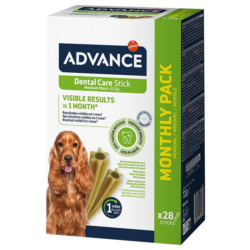 ADVANCE - Alimento Cão Snacks Dental Care Multipack 720Gr 4UN
