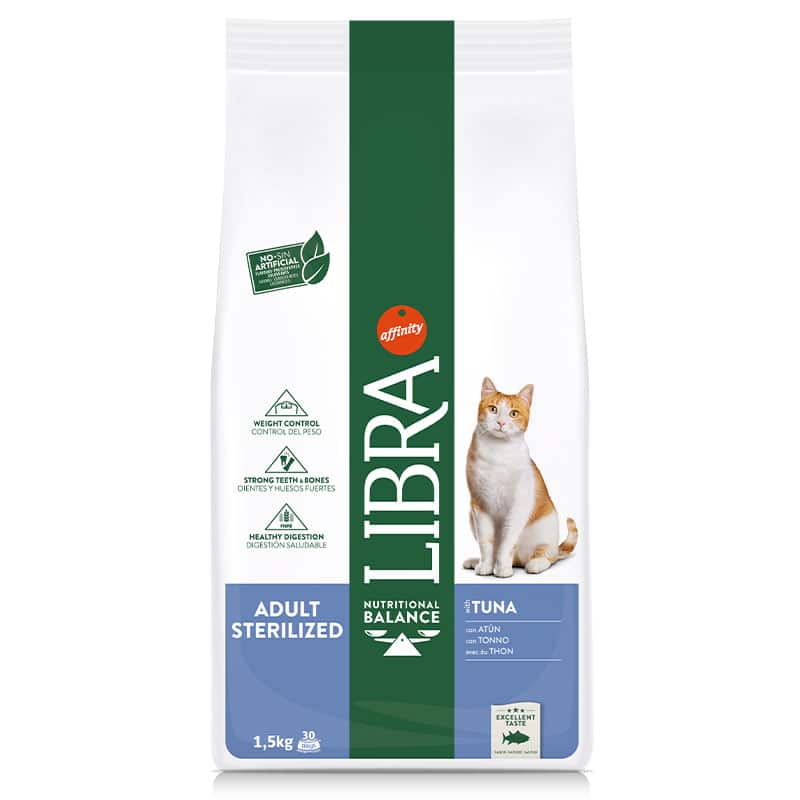 LIBRA - Alimento Gato Esterilizado Atum 1.5kg
