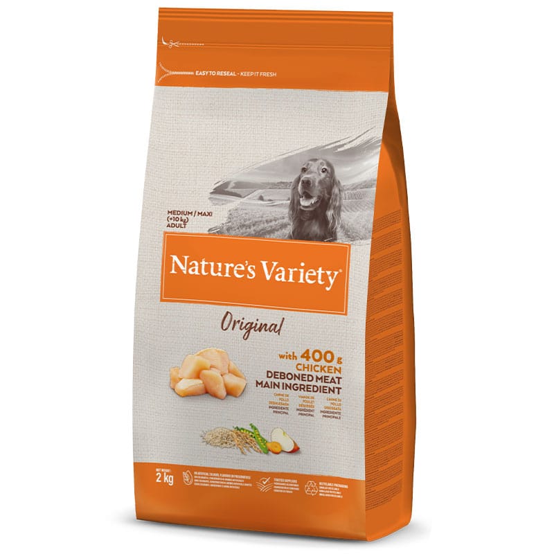 NATURE'S VARIETY - Alimento Cão Médio Adulto Frango 2Kg