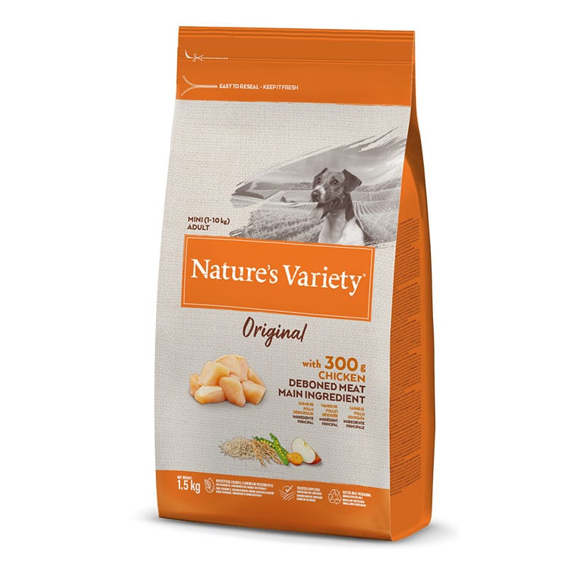 NATURE'S VARIETY - Alimento Cão Mini Adulto Frango 1,5Kg