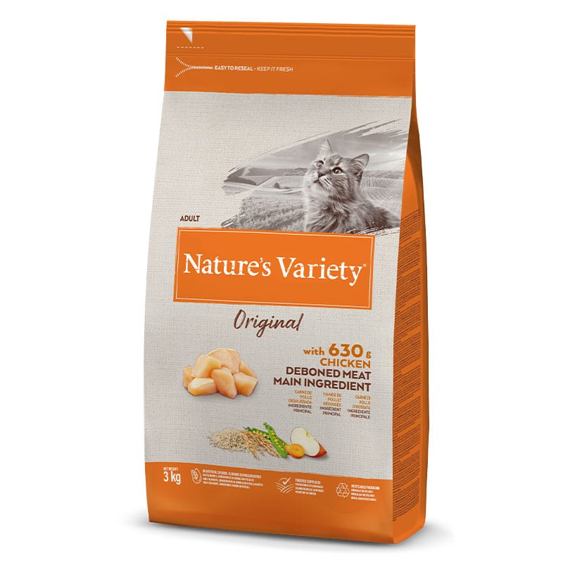 NATURE'S VARIETY - Alimento Gato Esterilizado Frango 3Kg