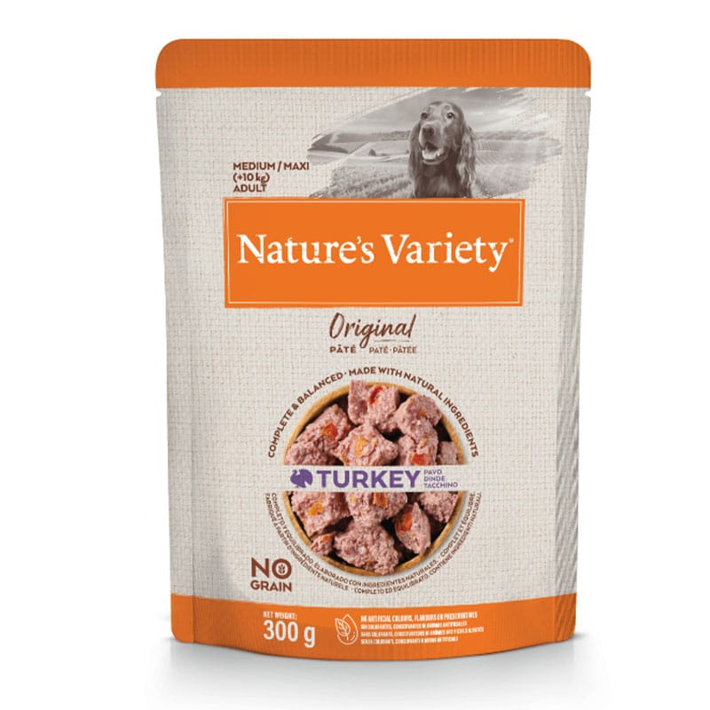 NATURE'S VARIETY - Alimento Húmido Gato Médio No Grain Peru 8X300Gr