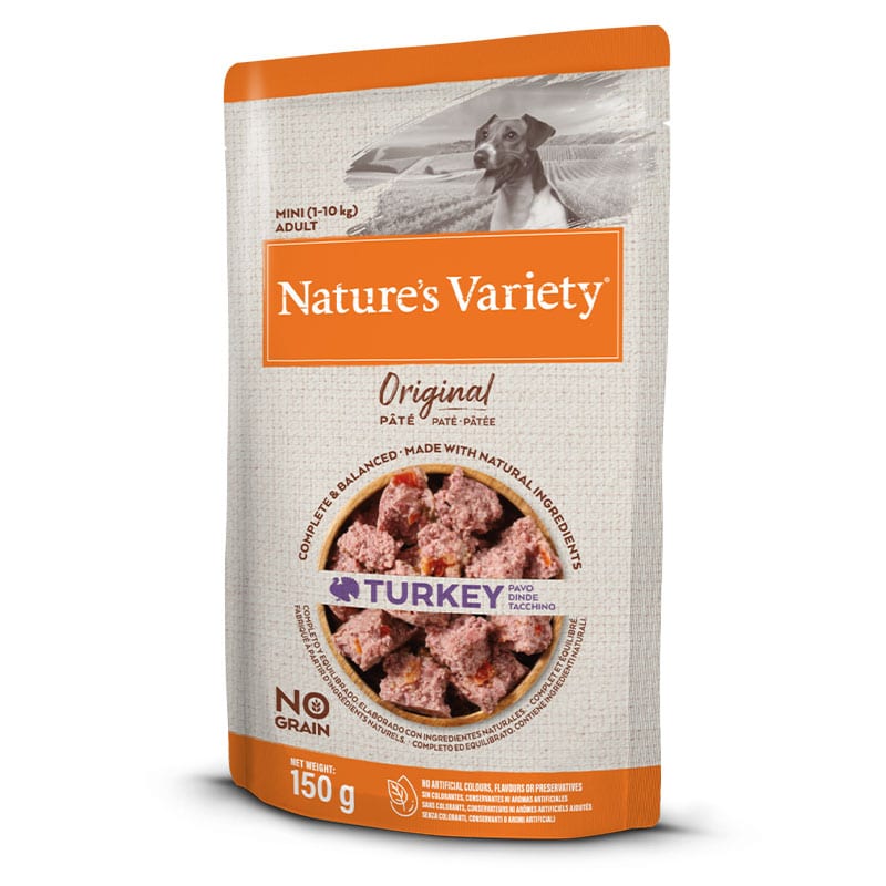 NATURE'S VARIETY - Alimento Húmido Gato Mini No Grain Peru 8X150Gr