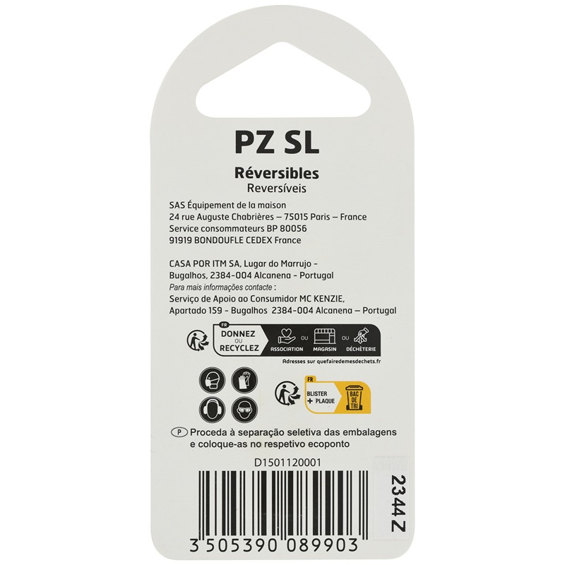 MCKENZIE - Bits Reversíveis Pz/Pl 3UN