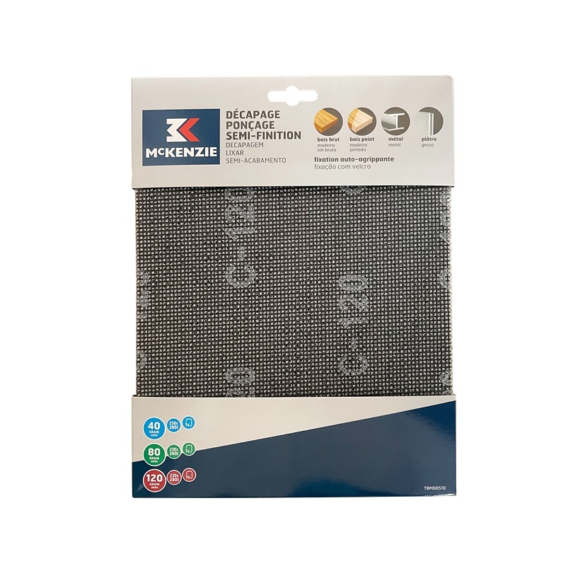 MCKENZIE - Lixas 230X280 G40/80/120 Gc 3UN
