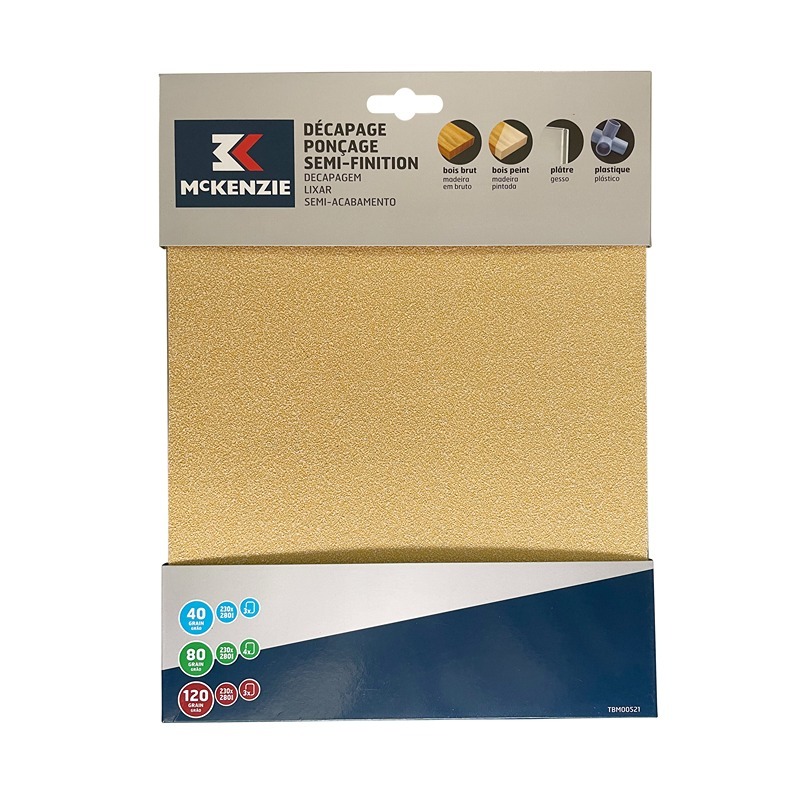 MCKENZIE - Lixas Silicio 230X280 Vr G 10UN
