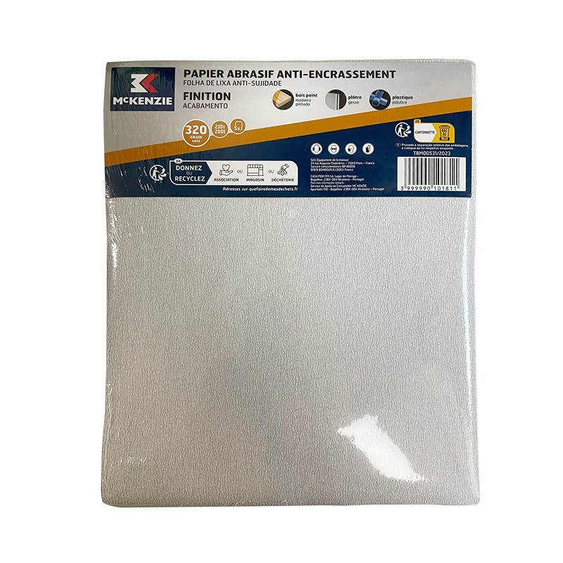 MCKENZIE - Lixas Anti Sujidade 230X280 G320 5UN