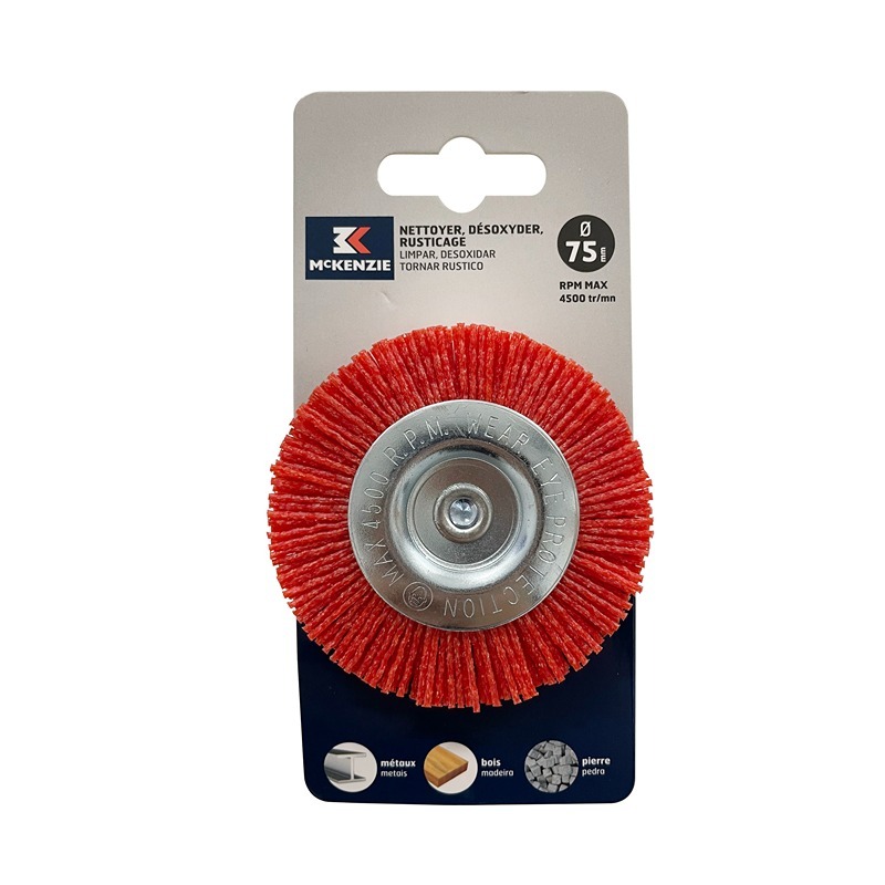 MCKENZIE - Escova Nylon Berbequim D75X6